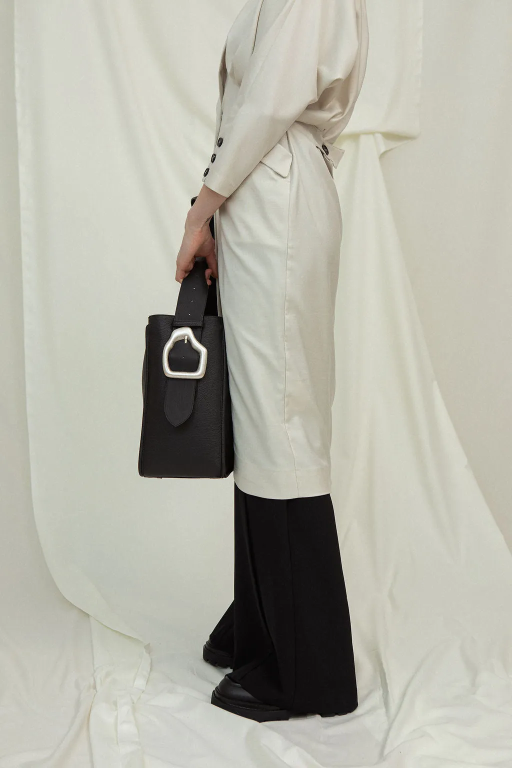 MASAGO Forest Green Suede Tote bag