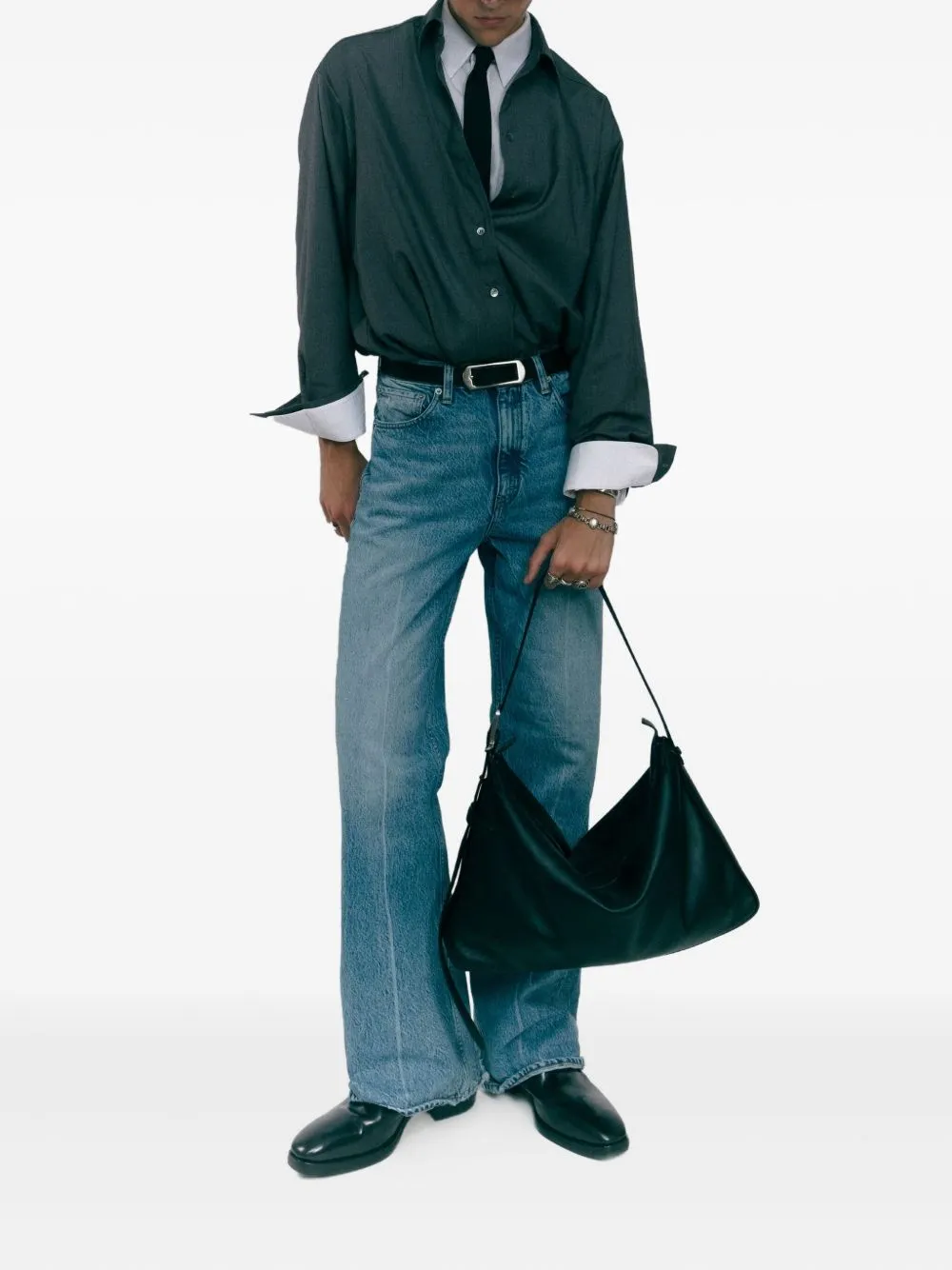 Medium Rider Leather Shoulder Bag