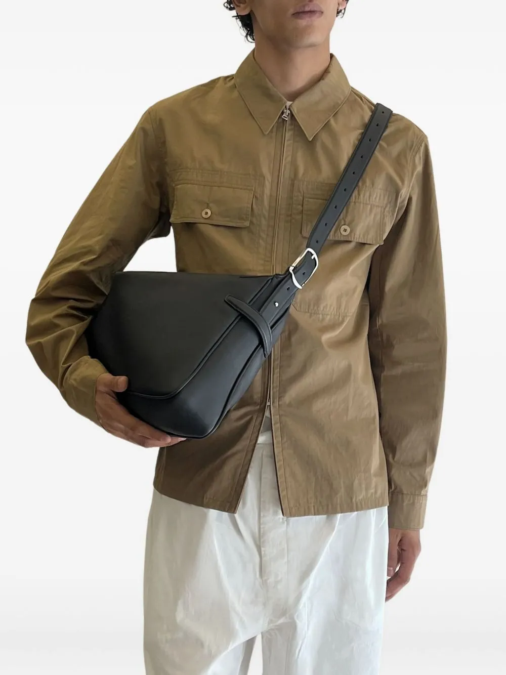 Medium Rider Leather Shoulder Bag