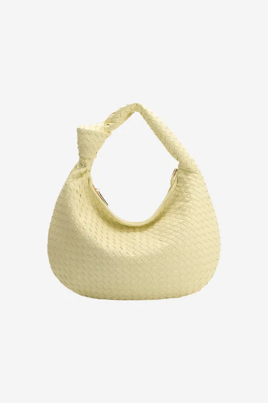 Melie Bianco Lemonade Brigitte Large Satchel
