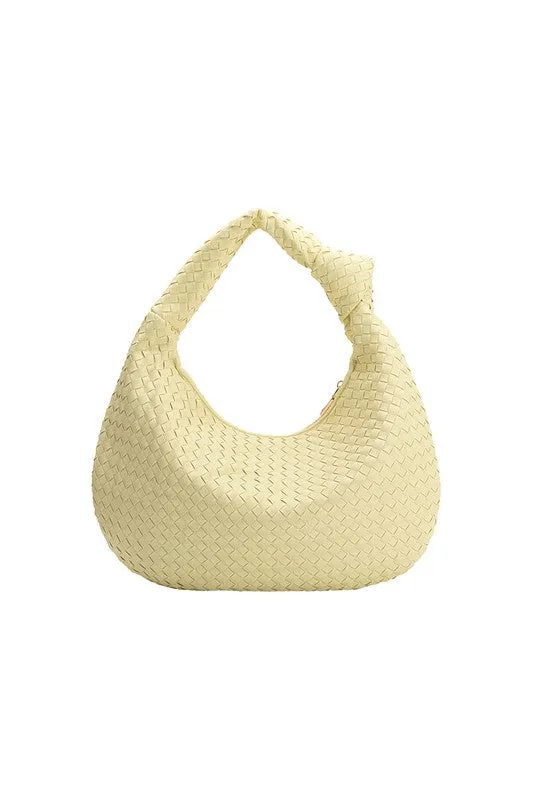 Melie Bianco Lemonade Brigitte Large Satchel