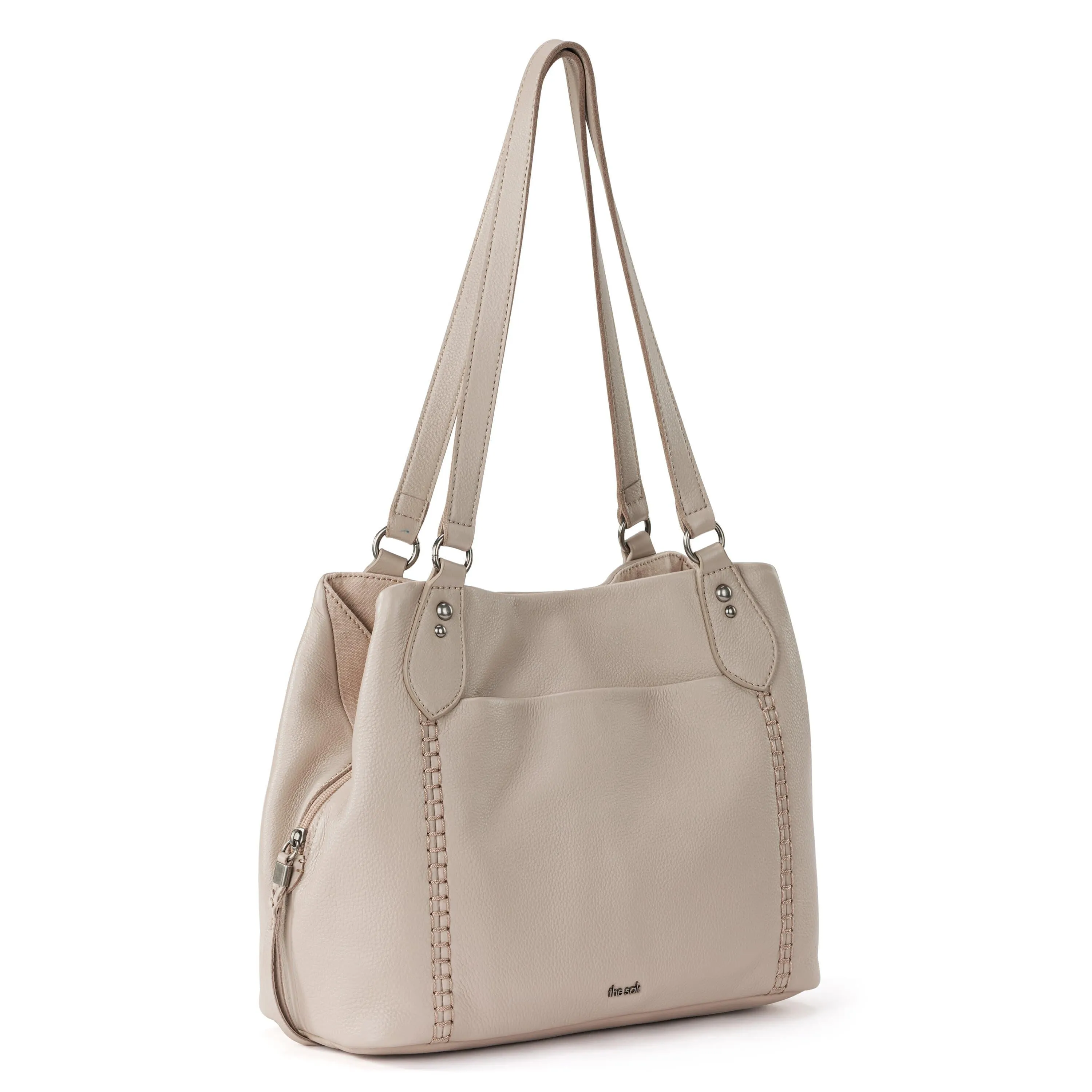 Melrose Satchel - Leather - Sand