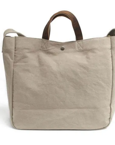 Mens Waxed Canvas Shopper Bag Canvas Tote Bag Canvas Shoulder Bag for Men