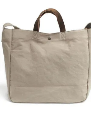 Mens Waxed Canvas Shopper Bag Canvas Tote Bag Canvas Shoulder Bag for Men