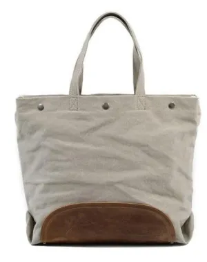 Mens Waxed Canvas Tote Purse Handbags Canvas Shoulder Bag for Men