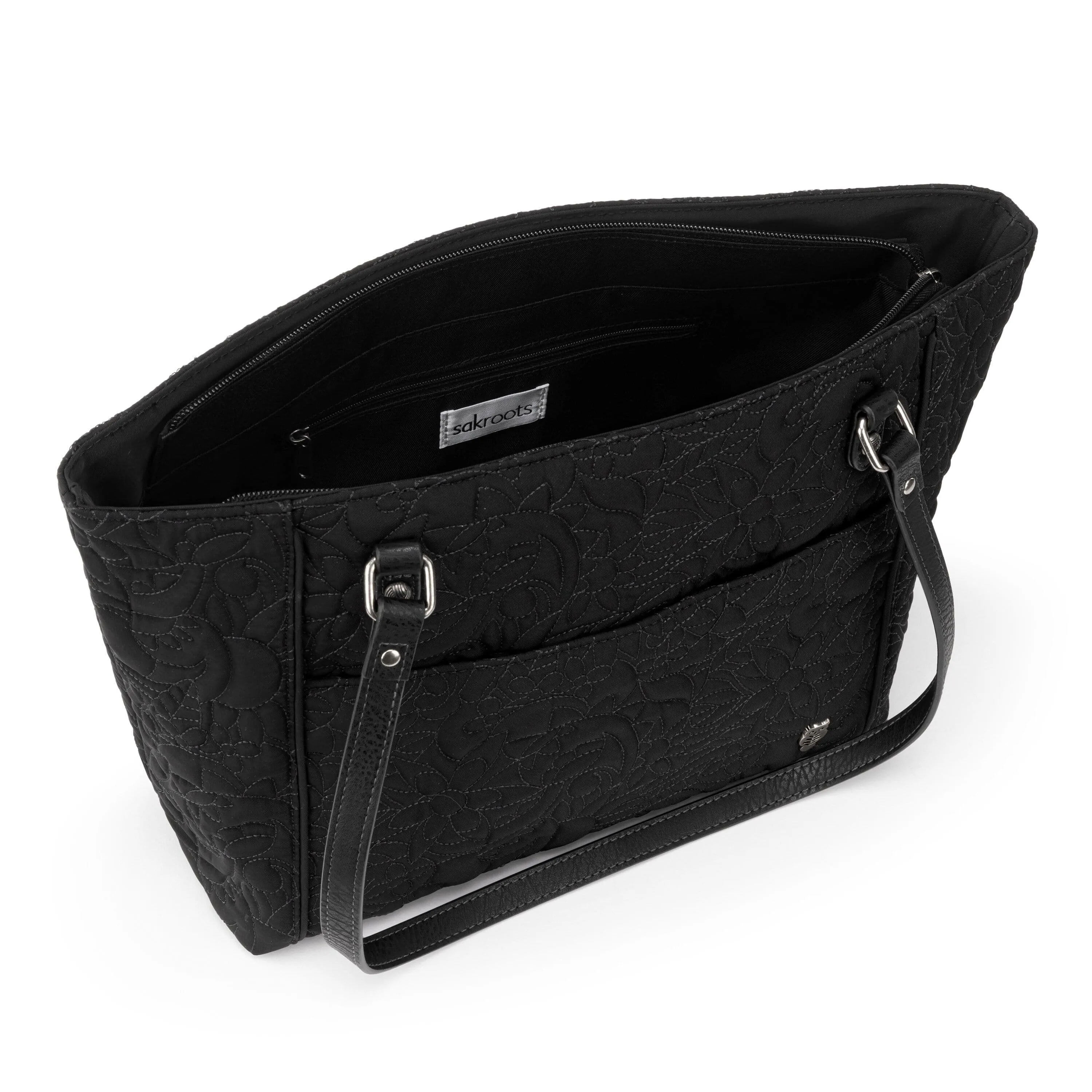 Metro Tote - EcoTwill - Black Spirit Desert Quilted