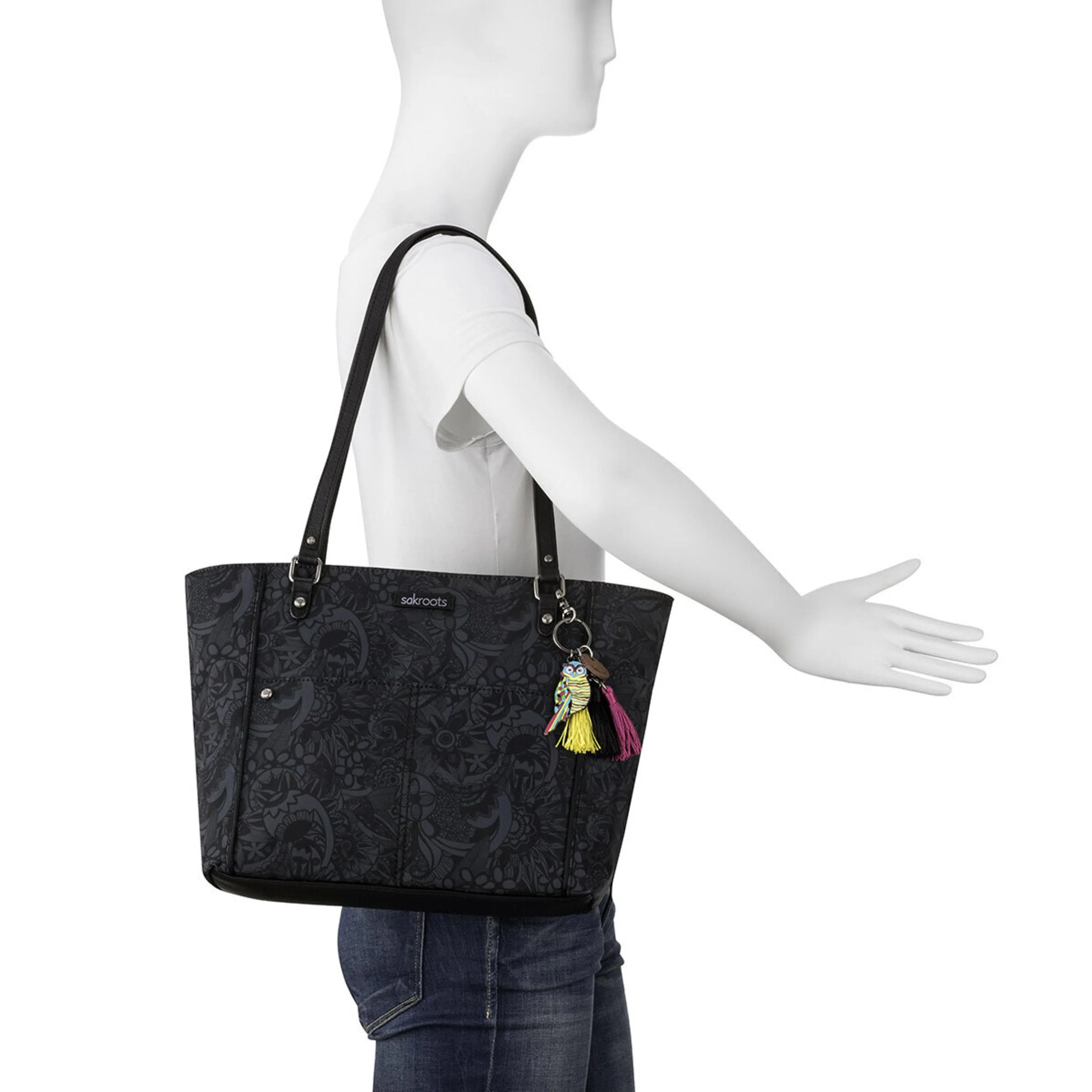 Metro Tote - EcoTwill - Black Spirit Desert