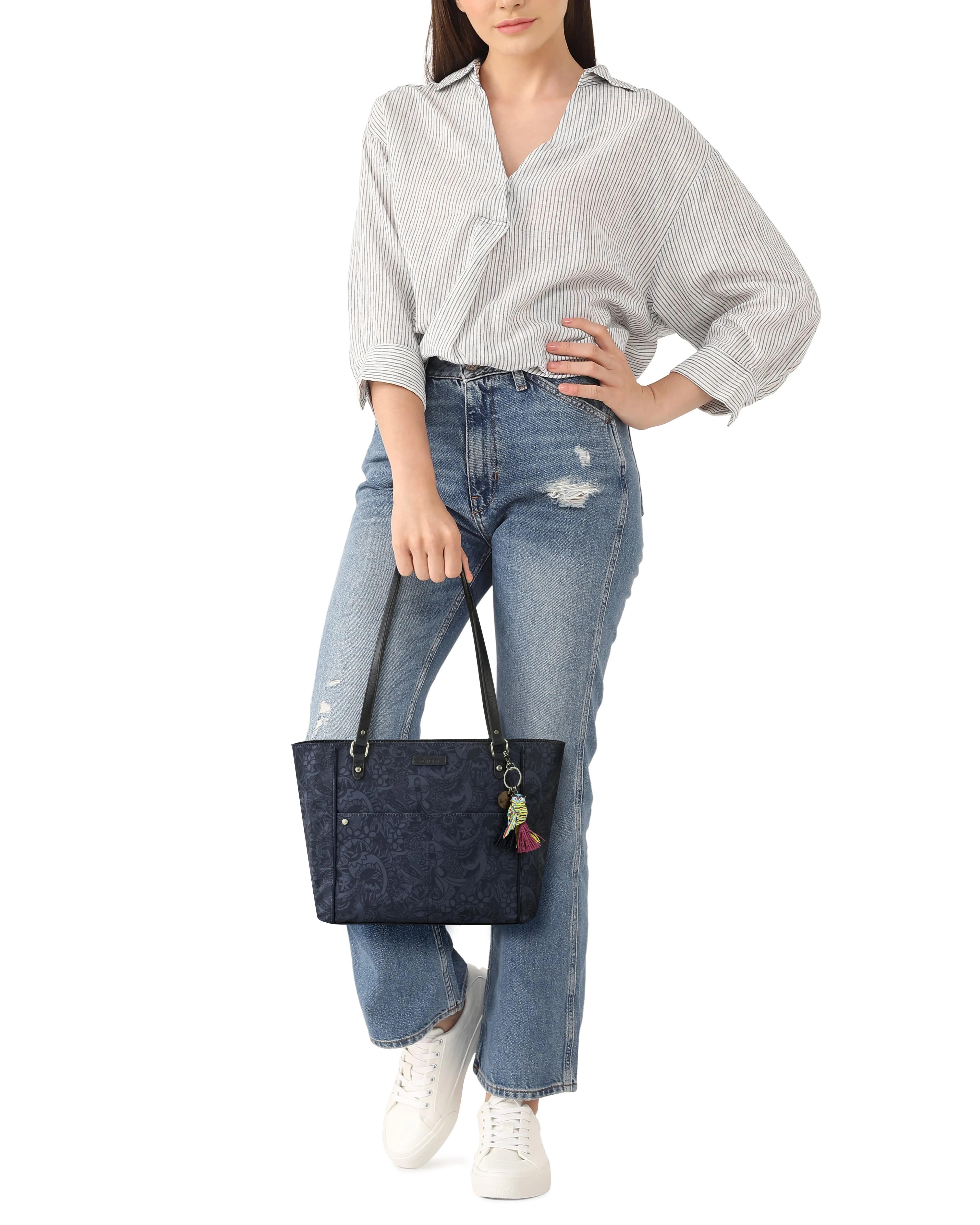 Metro Tote - EcoTwill - Indigo Spirit Desert