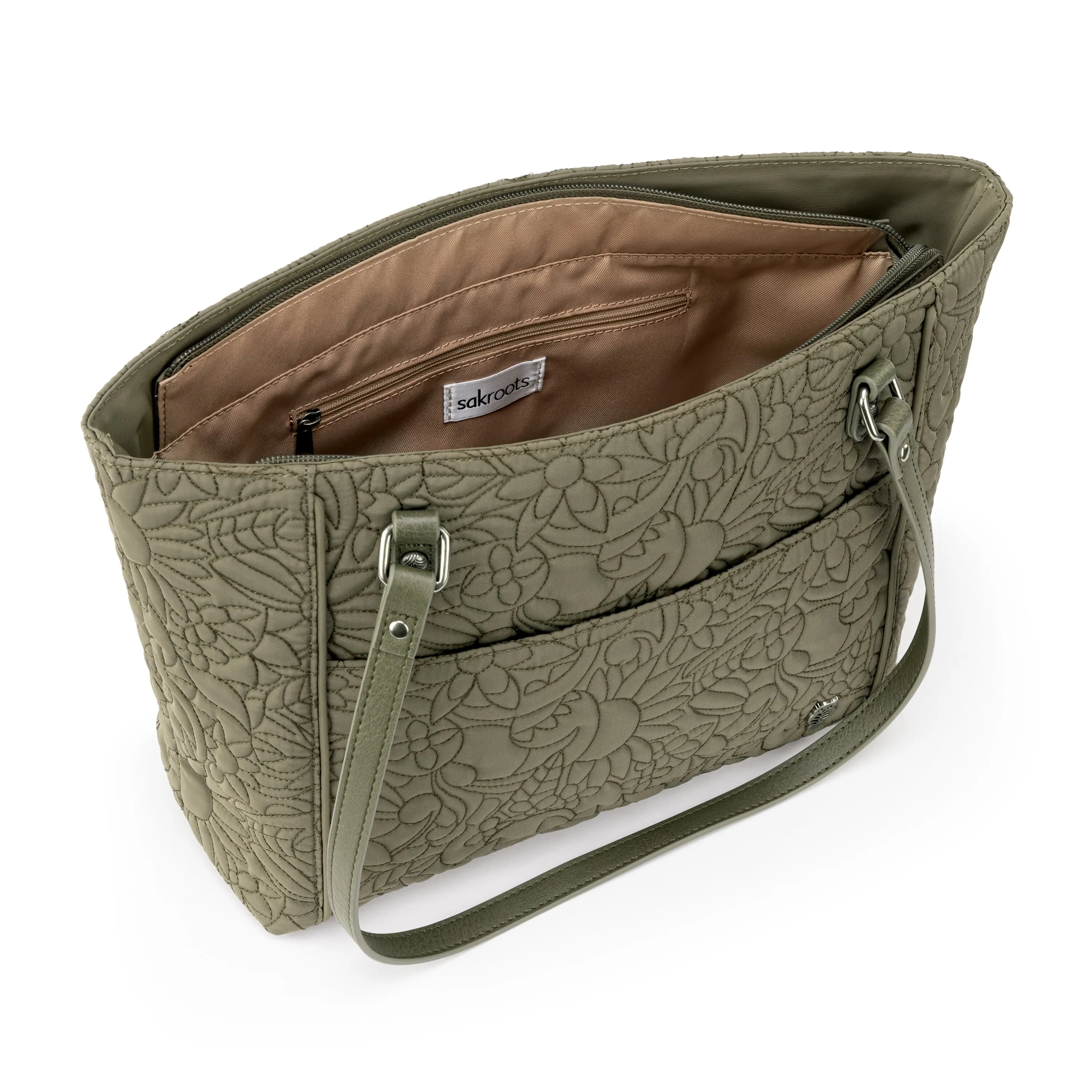 Metro Tote - EcoTwill - Olive Spirit Desert Quilted