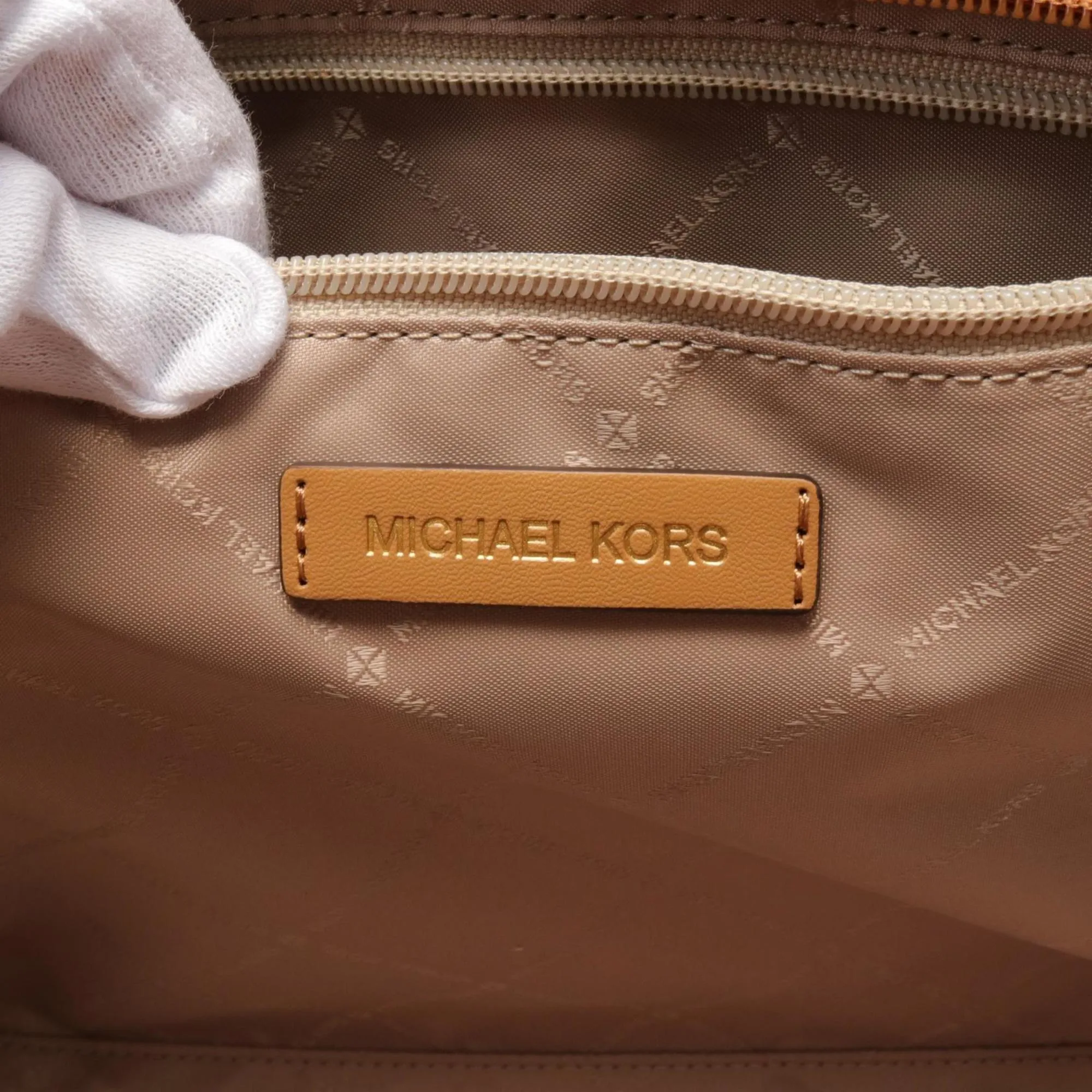 Michael Kors Jet Set Travel   Coated Canvas Tote Bag Weekend Bag