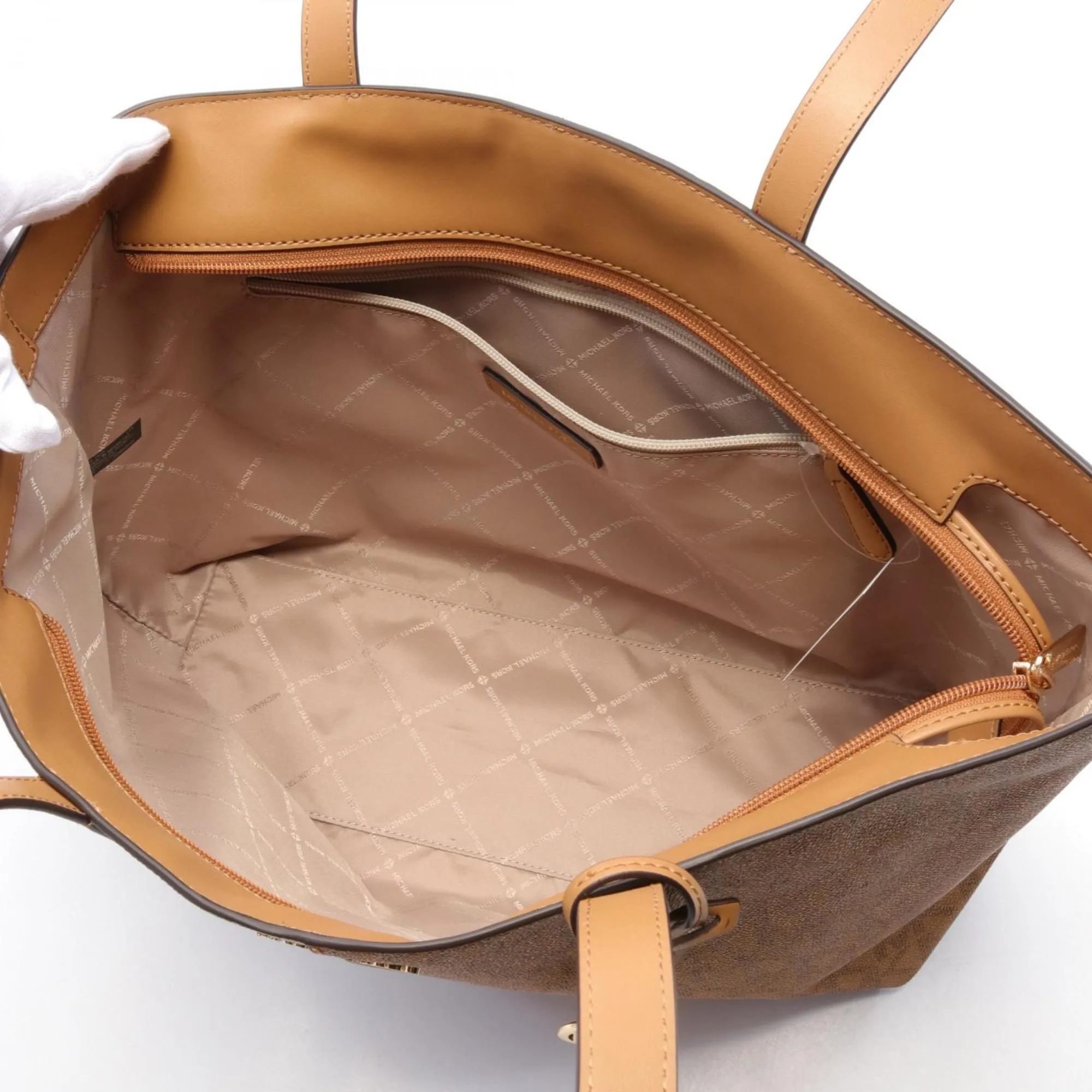 Michael Kors Jet Set Travel   Coated Canvas Tote Bag Weekend Bag