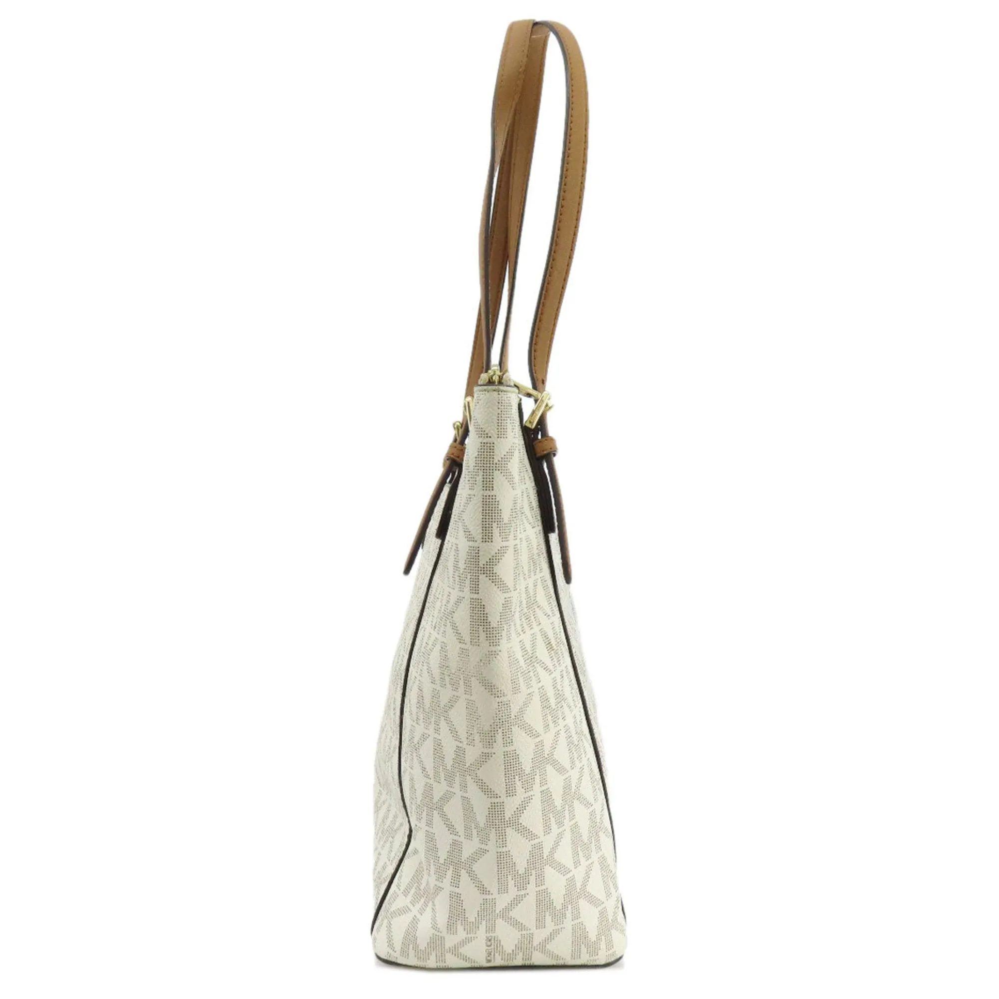 Michael Kors   Leather Coated Canvas Tote Bag (Pre-Owned)