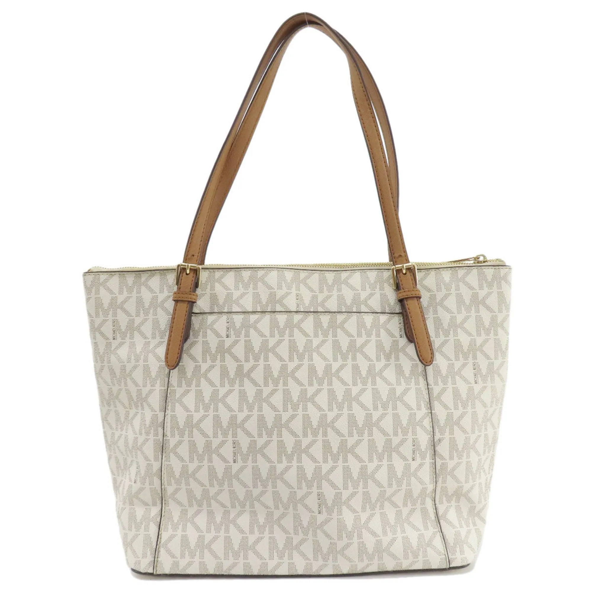 Michael Kors   Leather Coated Canvas Tote Bag (Pre-Owned)