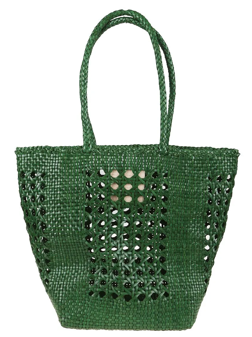 Open Cannage Weave Basket