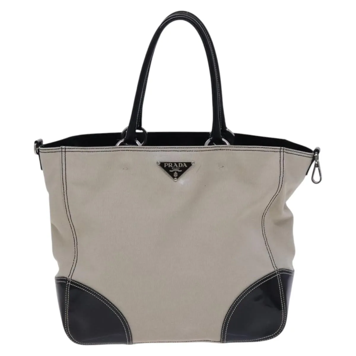 Prada Canvas Tote Bag (Pre-Owned)