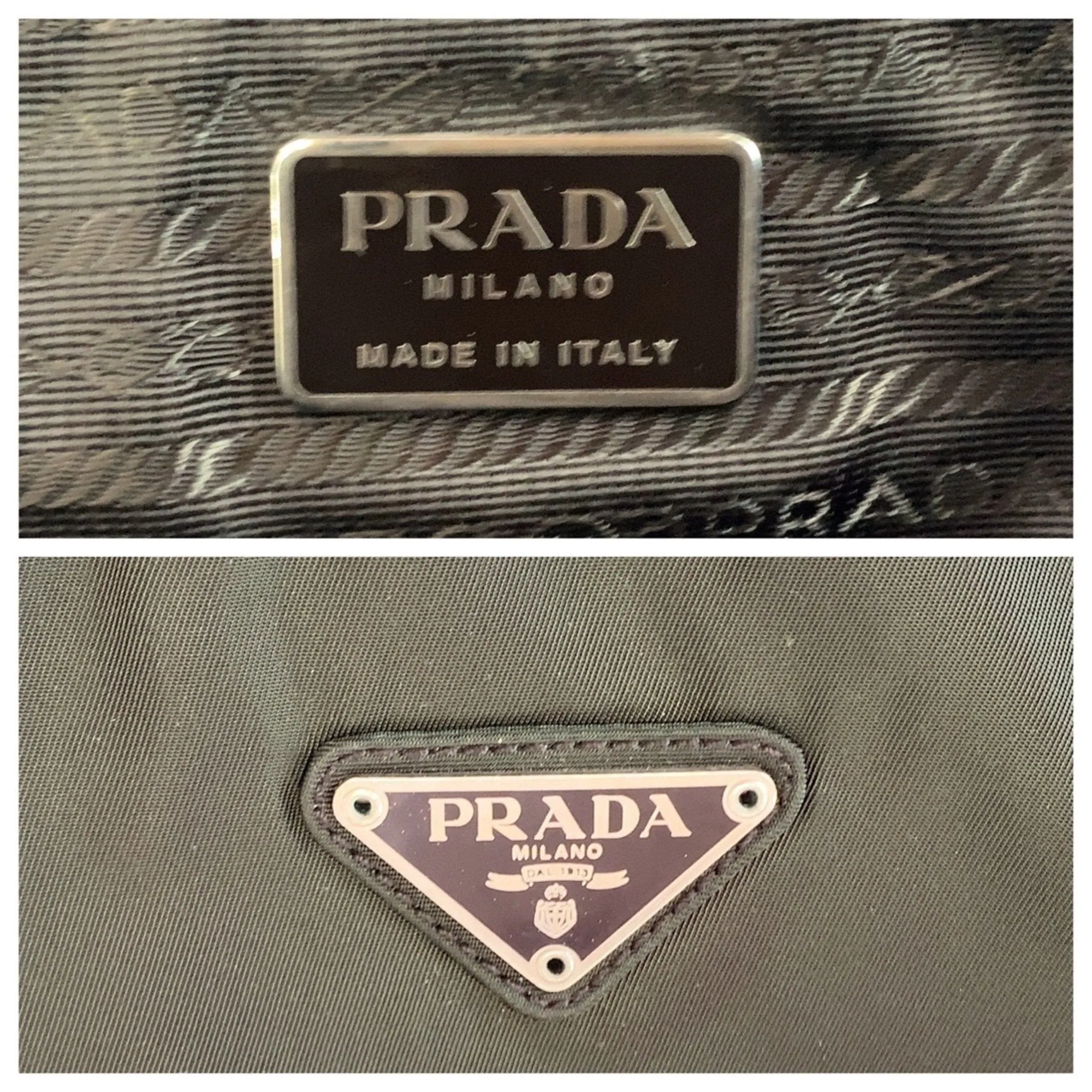 Prada Nylon Handbag Tote Bag (Pre-Owned)