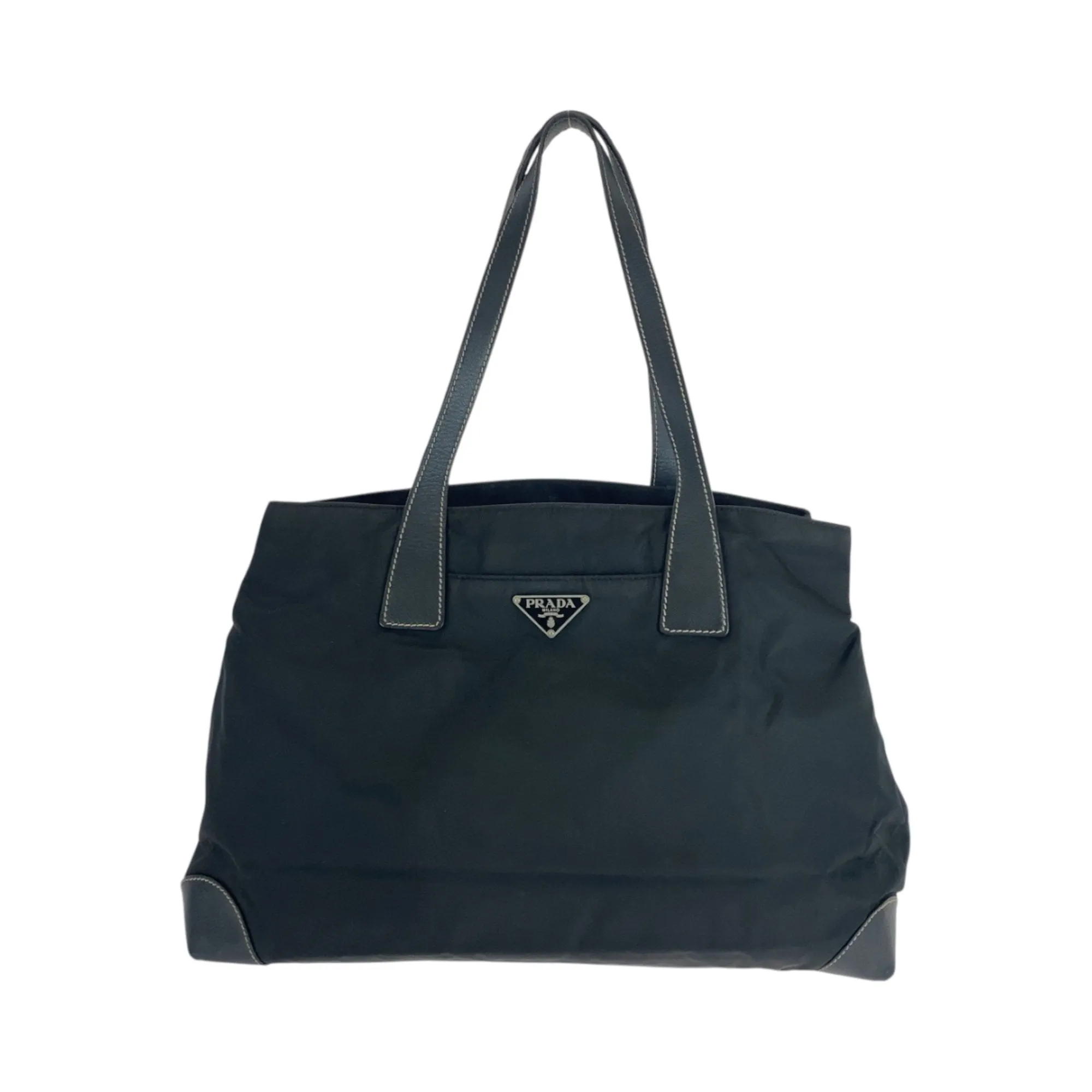 Prada Nylon Handbag Tote Bag (Pre-Owned)
