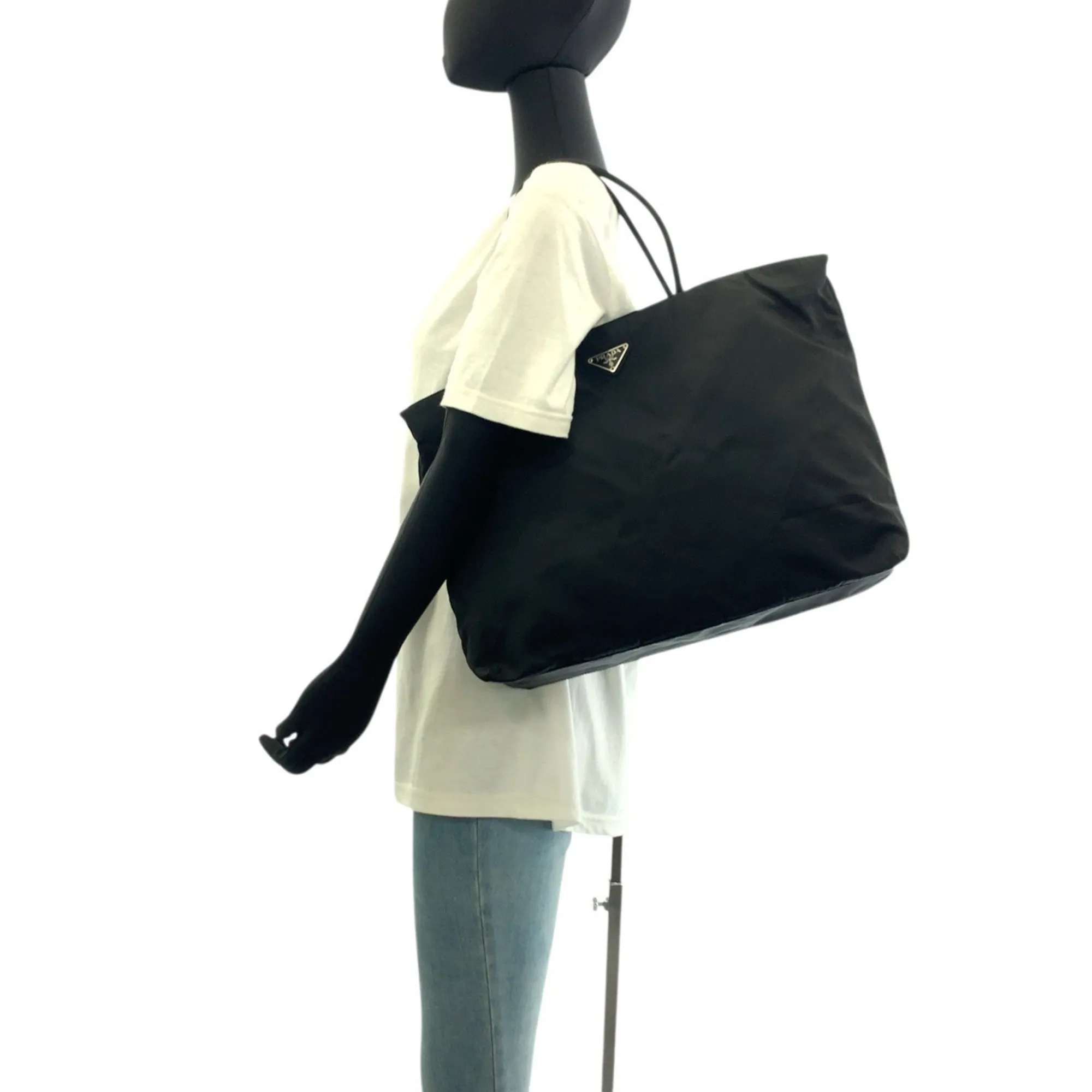 Prada Nylon Shoulder Bag Tote Bag (Pre-Owned)