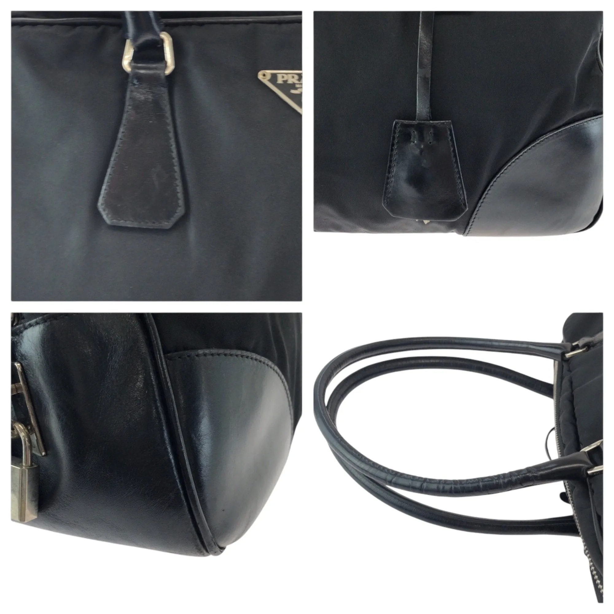Prada Nylon Shoulder Bag Tote Bag (Pre-Owned)