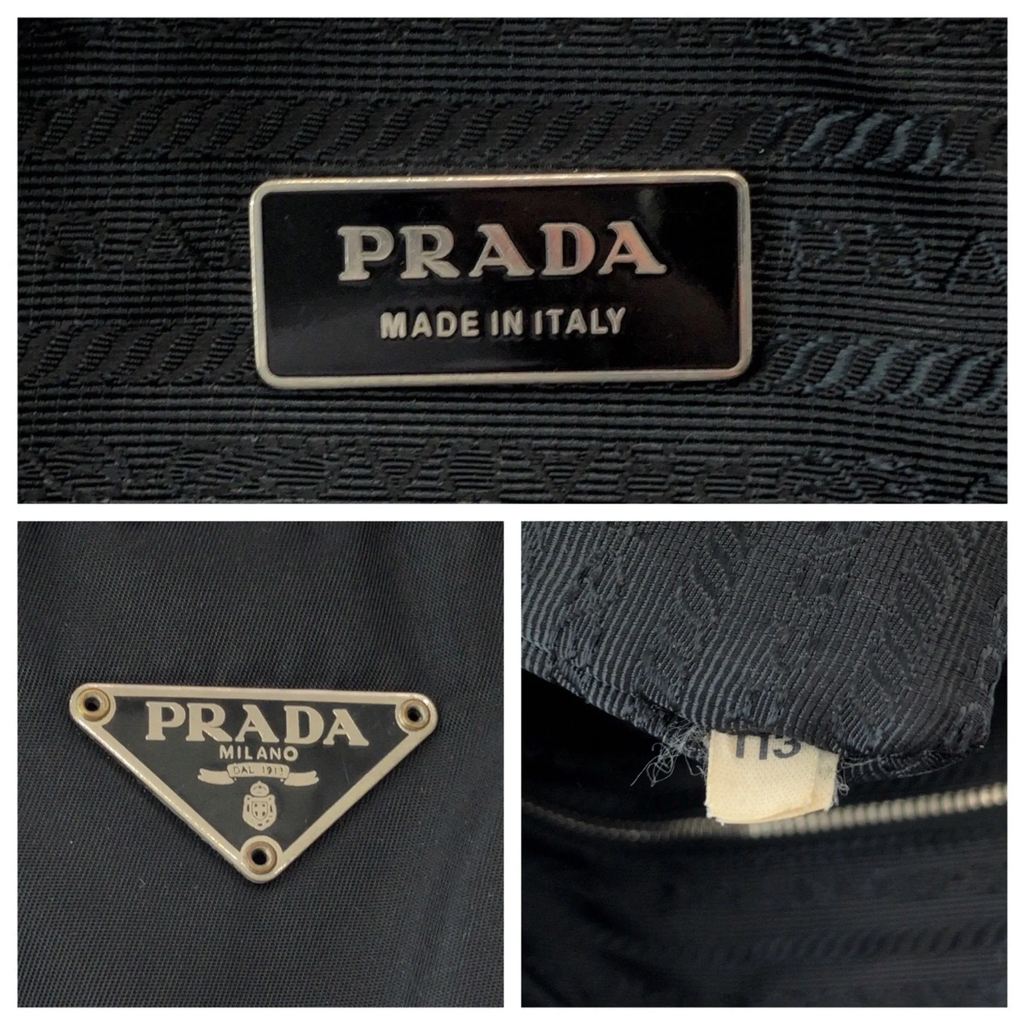 Prada Nylon Shoulder Bag Tote Bag (Pre-Owned)
