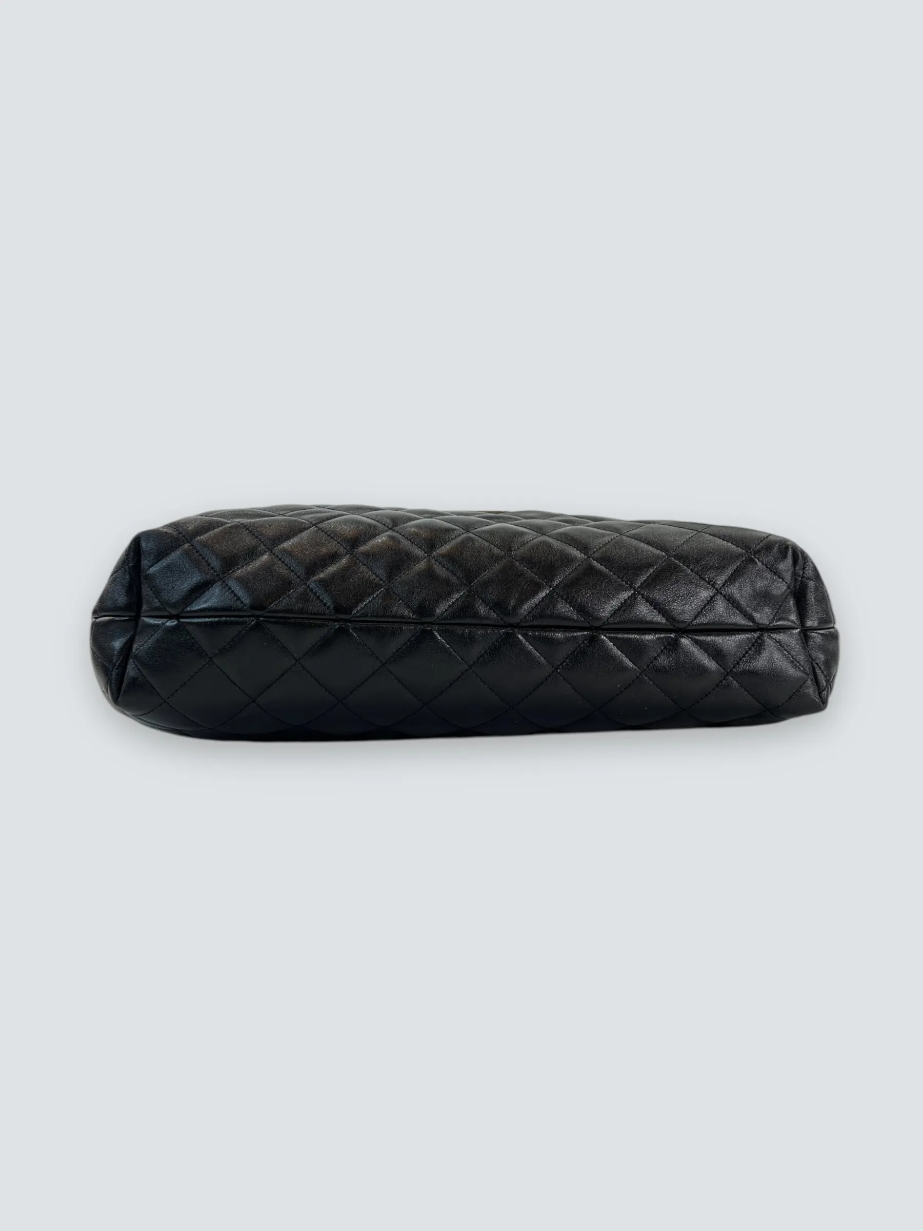 Saint Laurent Black Quilted Leather iCare Large Tote