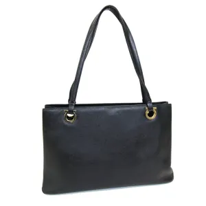 Salvatore Ferragamo Gancini Leather Tote Bag (Pre-Owned)