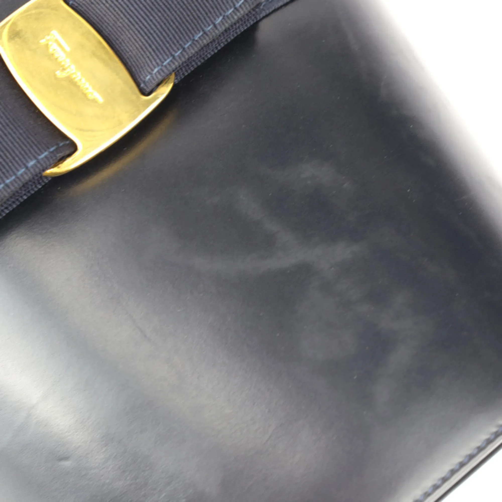 Salvatore Ferragamo  Leather Handbag Tote Bag (Pre-Owned)