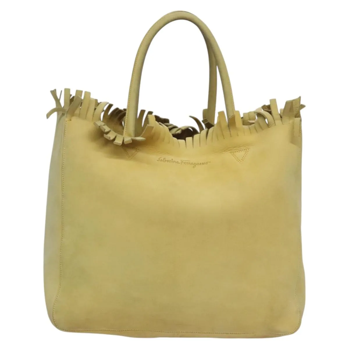 Salvatore Ferragamo Suede Tote Bag (Pre-Owned)