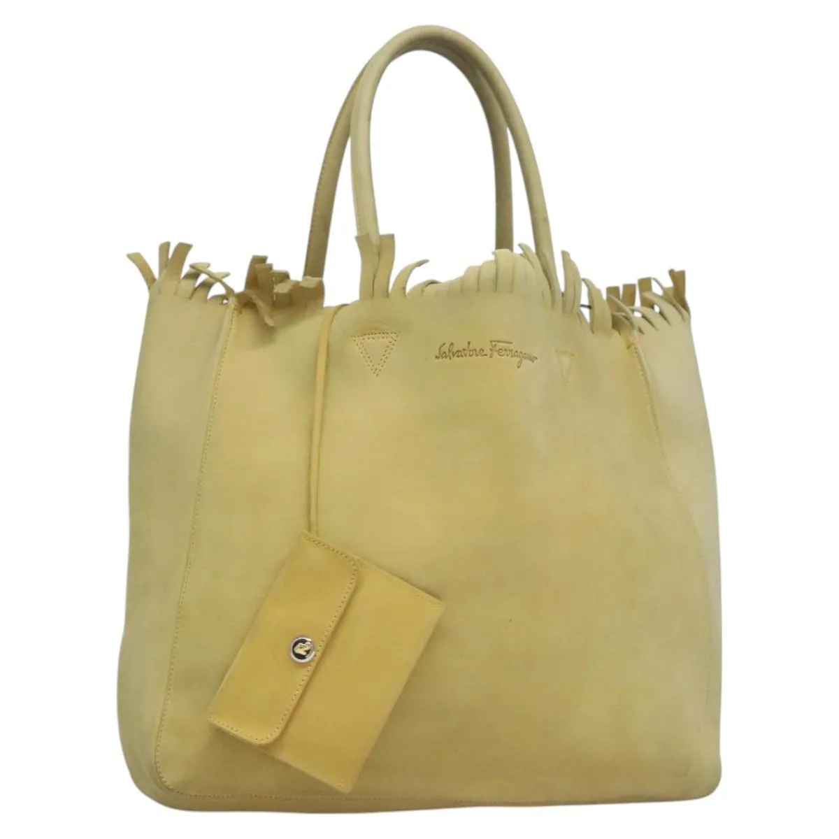 Salvatore Ferragamo Suede Tote Bag (Pre-Owned)