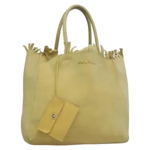 Salvatore Ferragamo Suede Tote Bag (Pre-Owned)