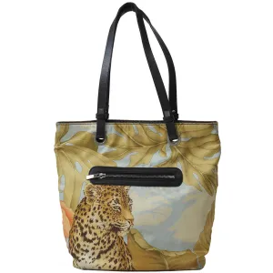 Salvatore Ferragamo  yellow Fabric Handbag Tote Bag (Pre-Owned)
