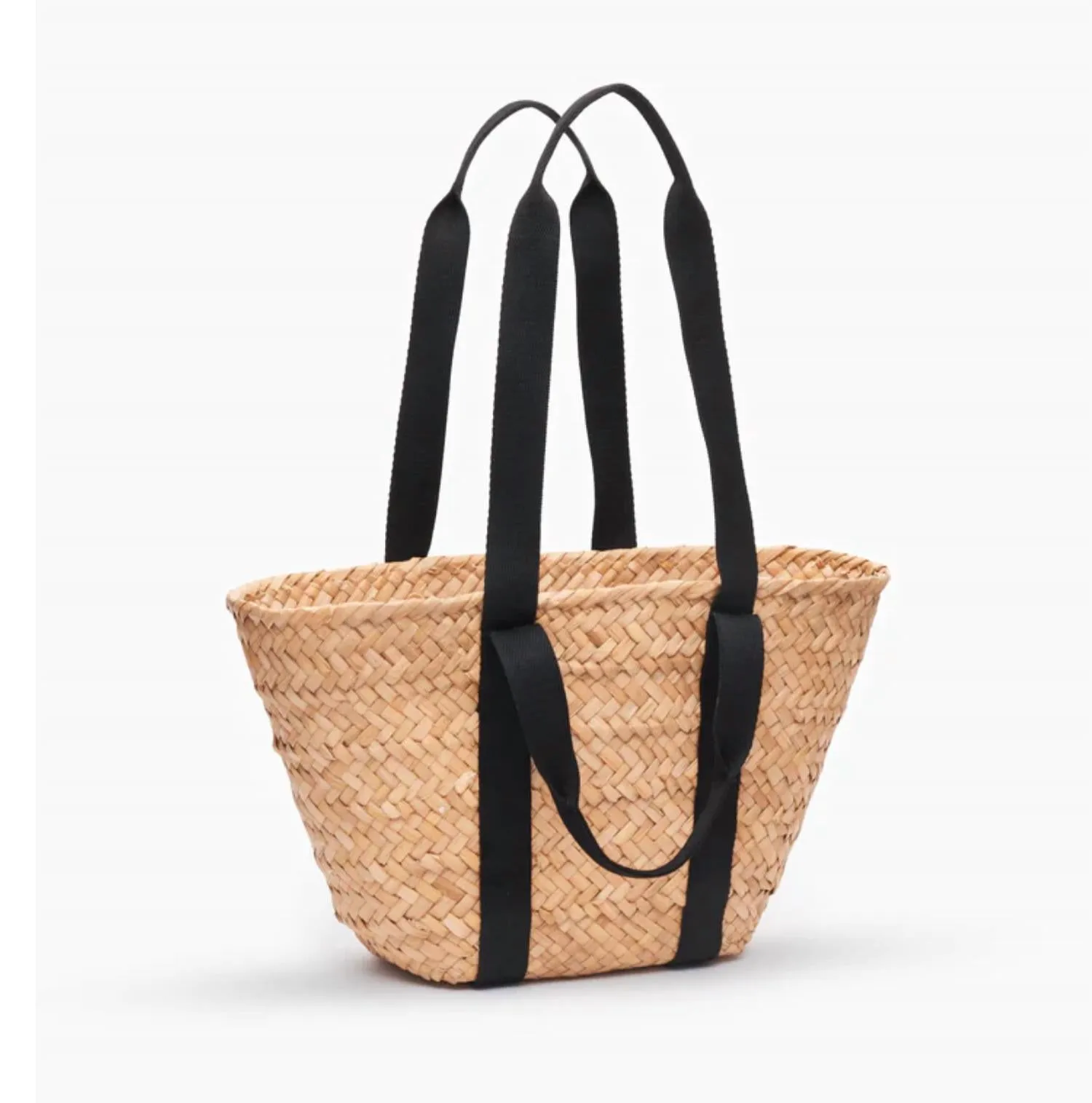 Selma Straw Tote Bag In Natural