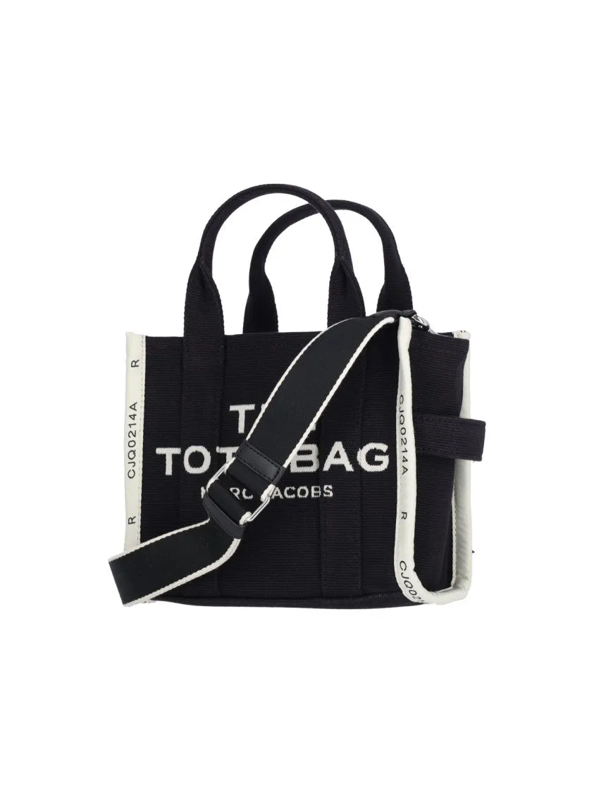 Small Tote Bag "The Jacquard"  Black