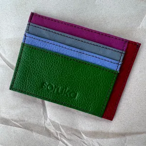 Soruka - Brook Card Slot Wallet, Emerald