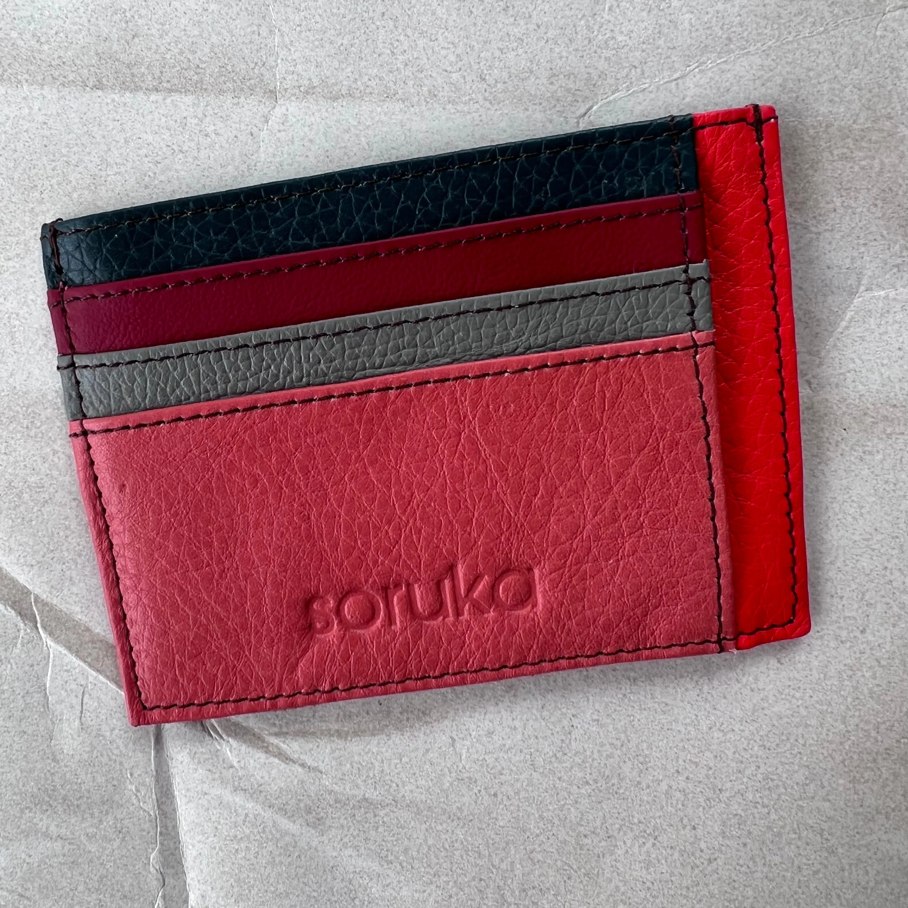 Soruka - Brook Card Slot Wallet, Papaya
