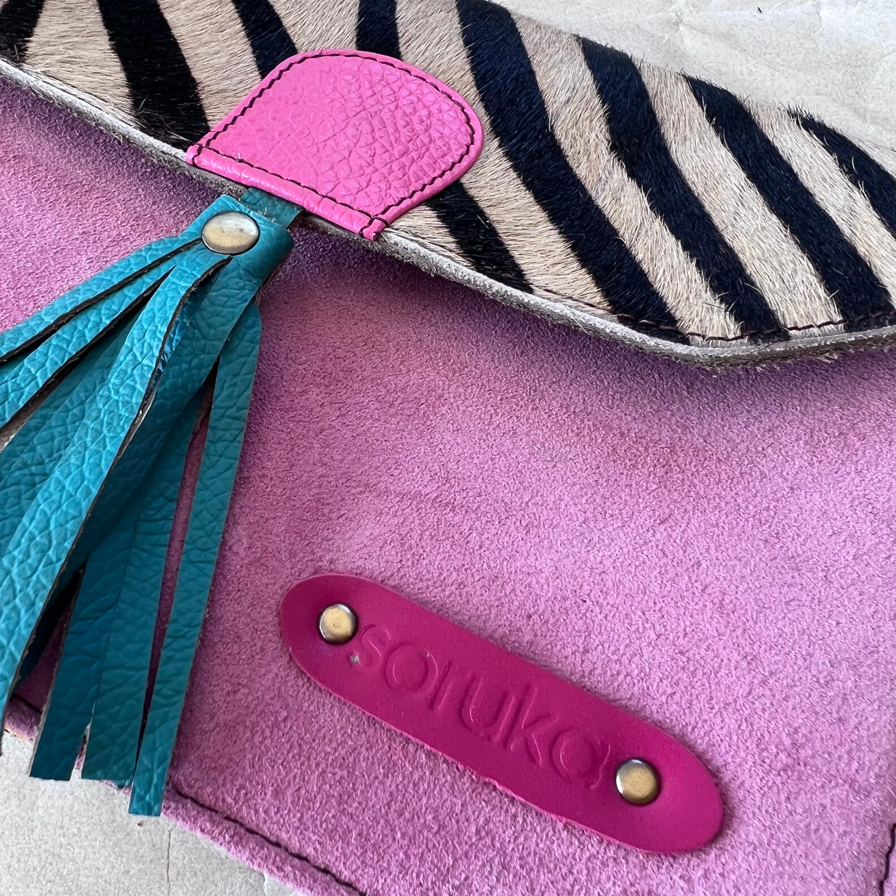 Soruka - Claire Purse, Turquoise Tassel