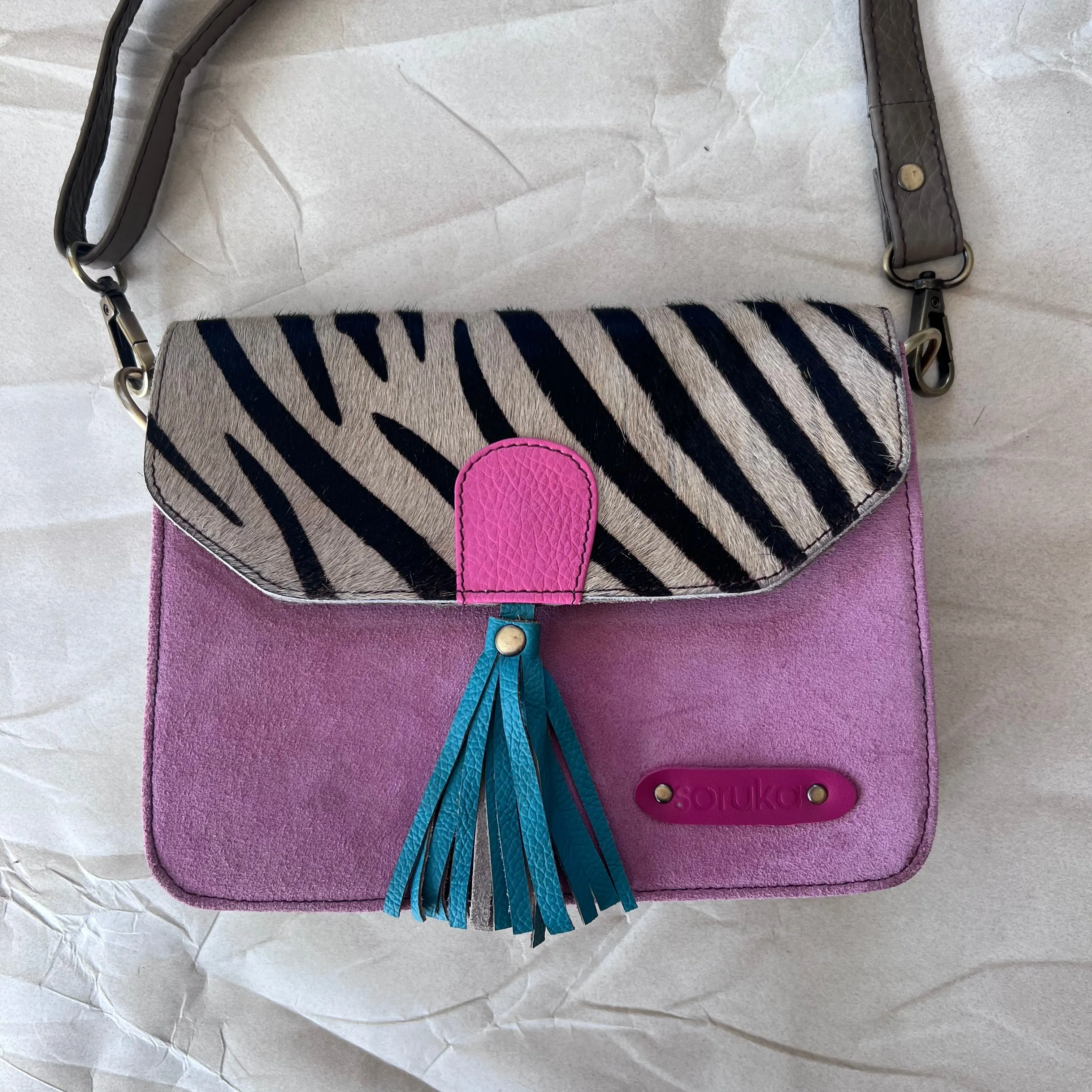 Soruka - Claire Purse, Turquoise Tassel