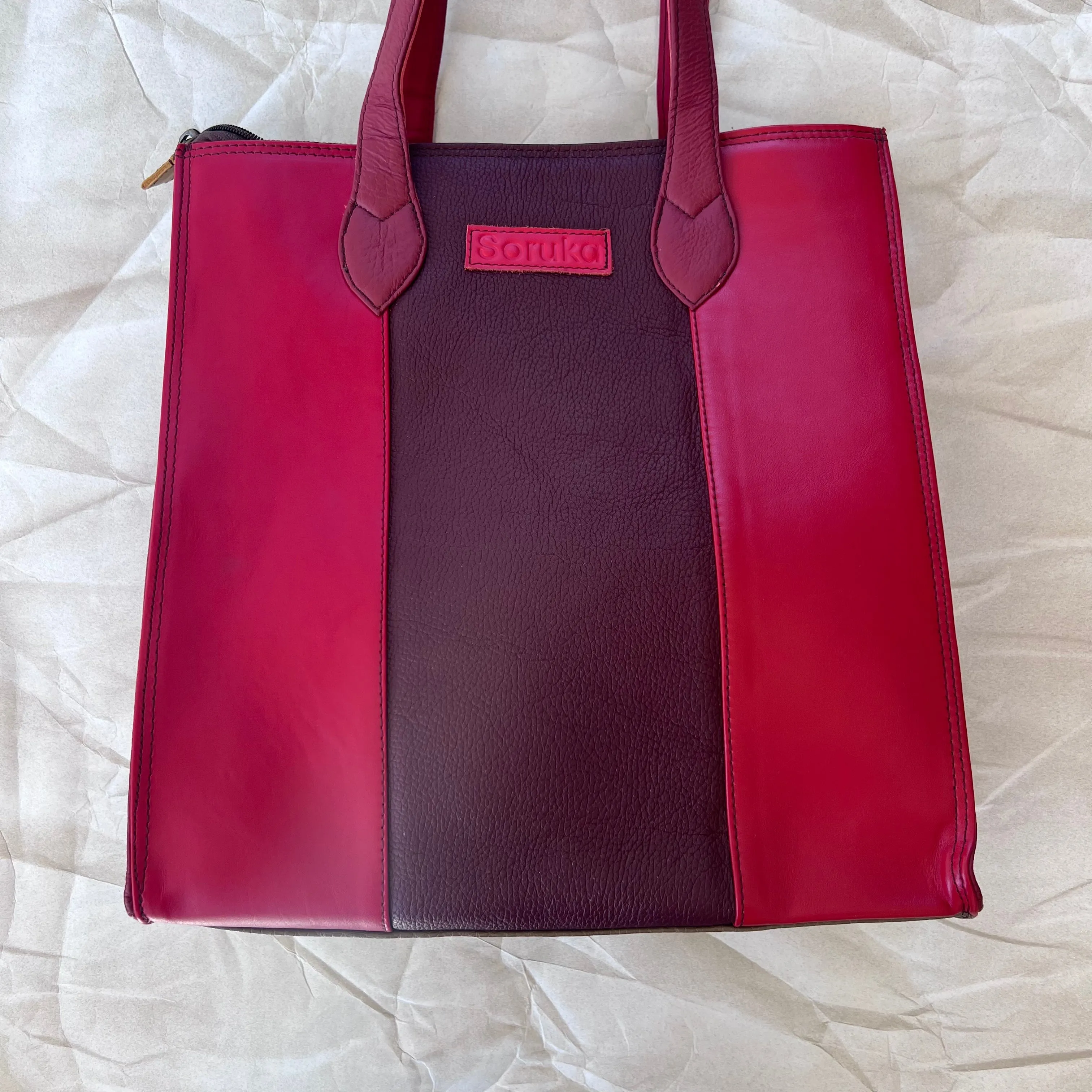 Soruka - Giselle Tote, Lemon & Cranberry