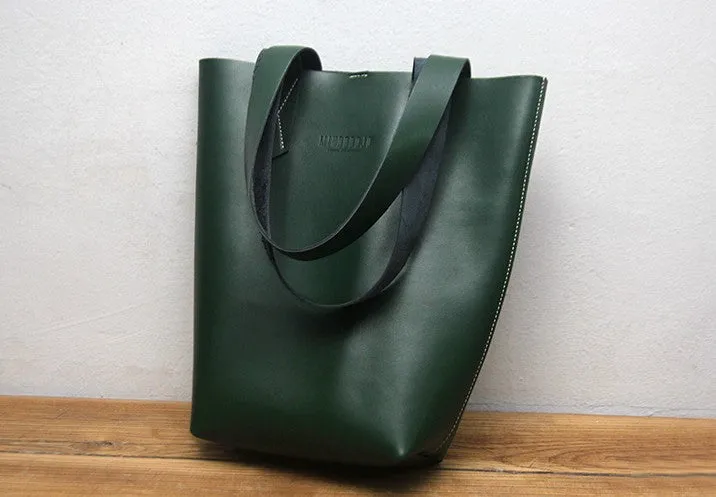 Stylish LEATHER WOMEN Bucket Tote BAG Barrel Tote Purses FOR WOMEN