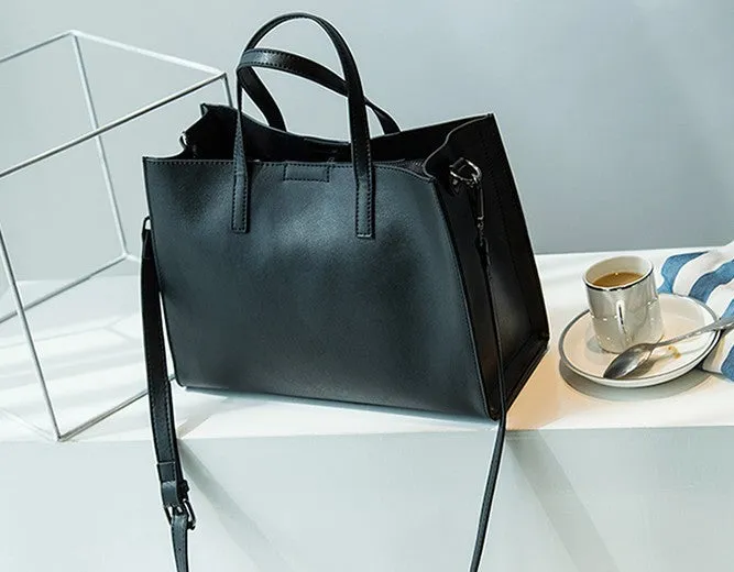 Stylish Leather Womens Handbag Work Purse Shoulder Tote Bag for Women