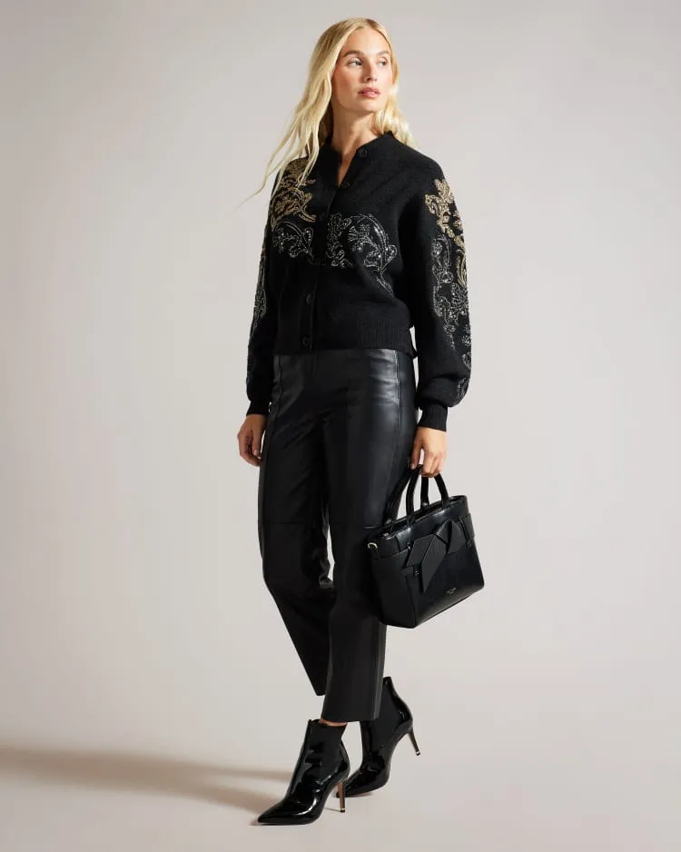 T.E.D B.A.K.E.R Jimsa Faux Leather Bow Crossbody Bag