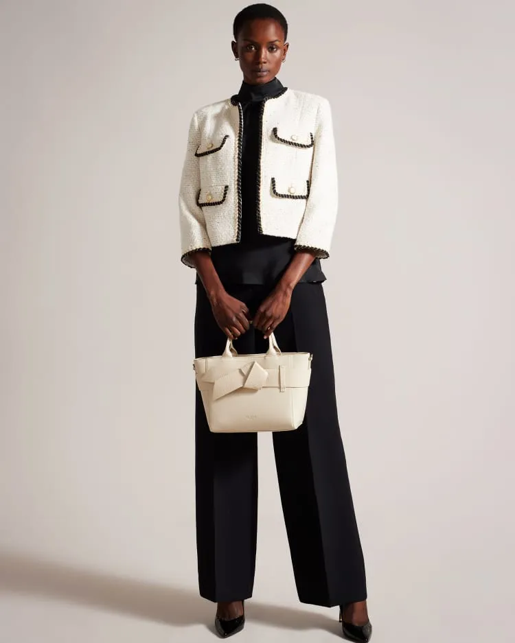 T.E.D B.A.K.E.R Jimsa Faux Leather Bow Crossbody Bag
