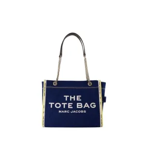 The Medium Tote - Cotton - Black