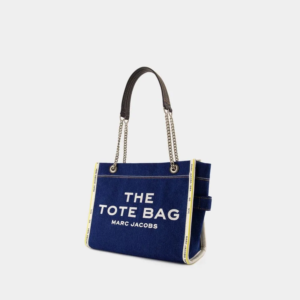 The Medium Tote - Cotton - Black