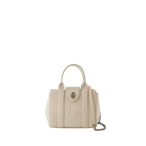 The Mini Tote - Leather - White