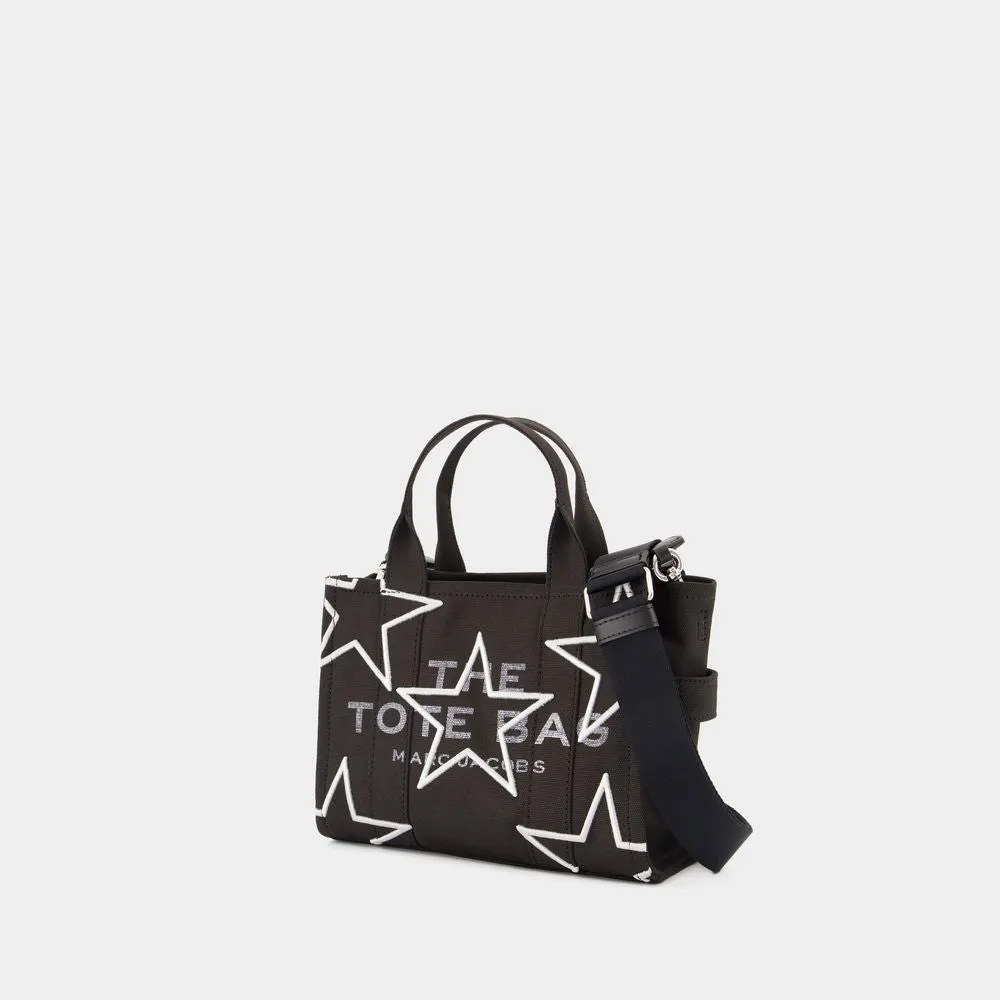 The Small Tote - Cotton - Black