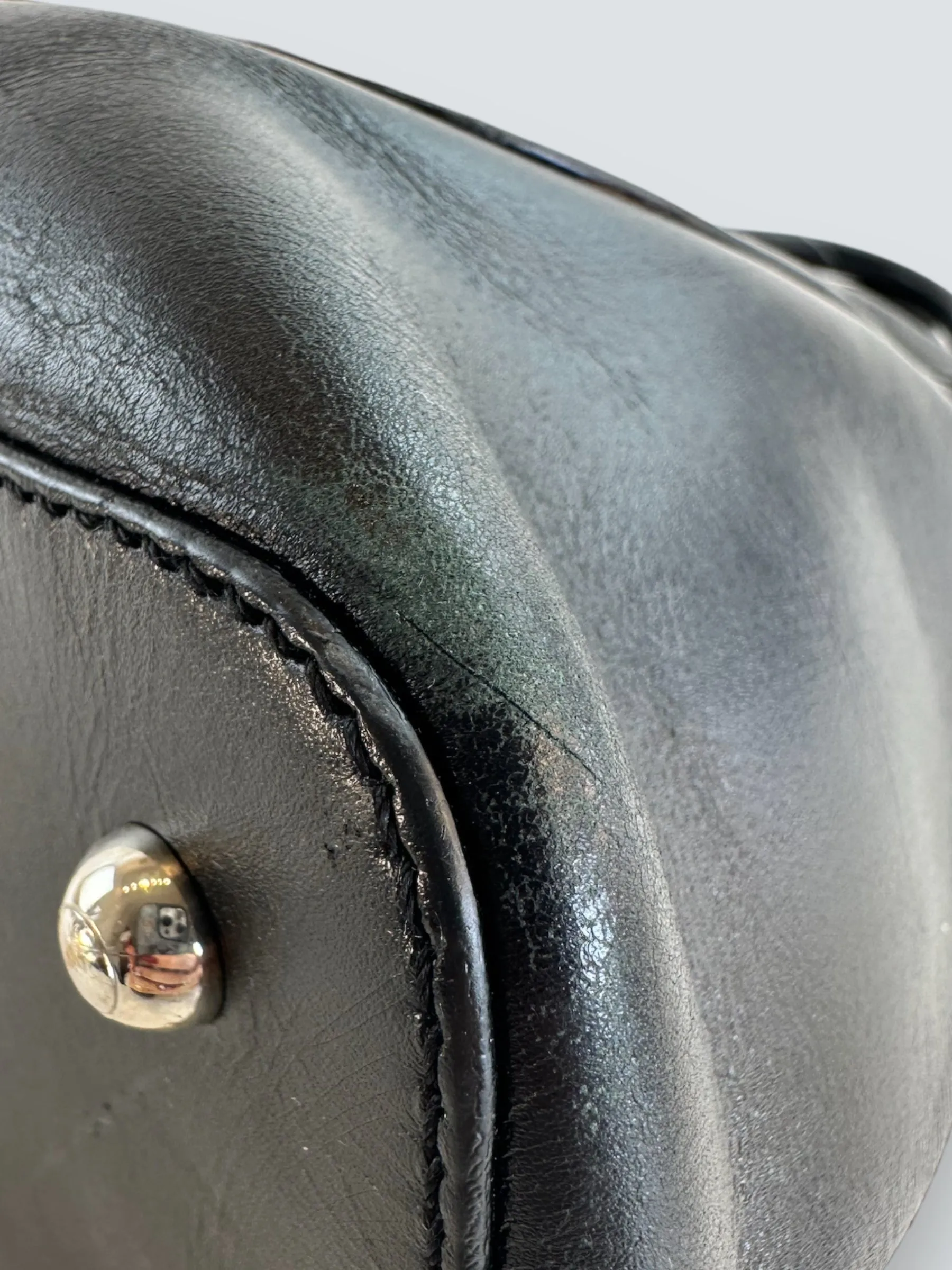 Tod's Black Leather Tote
