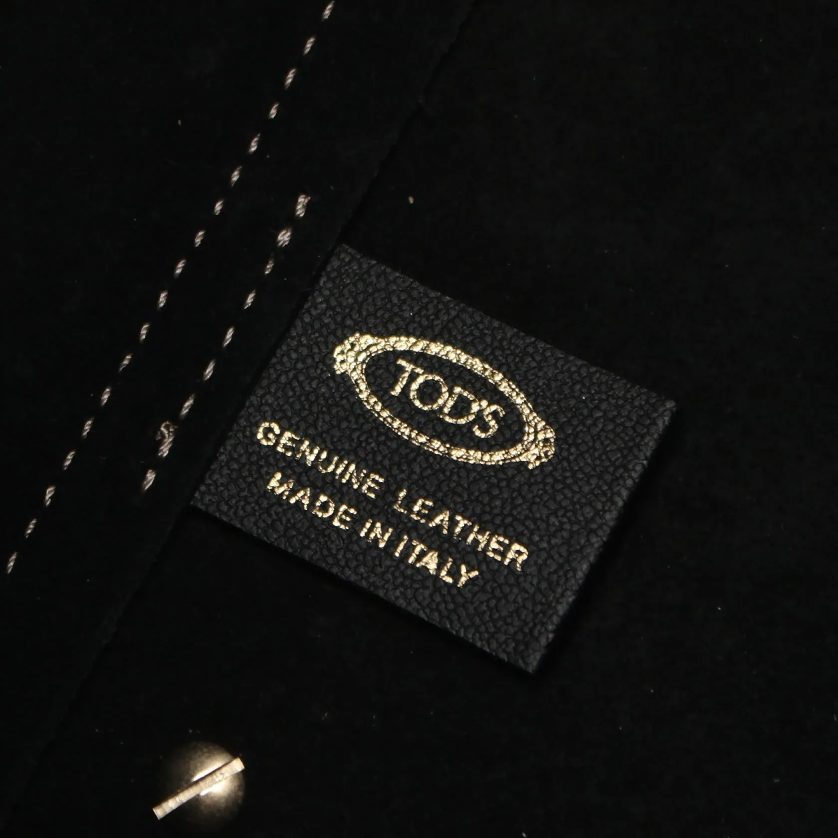 Tod's Leather Tote Bag Black