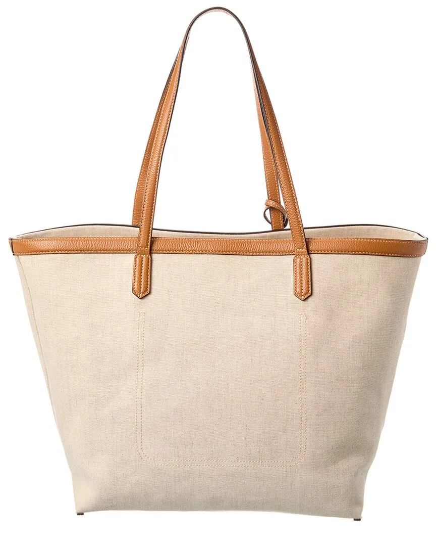 TOTEME Canvas & Leather Tote