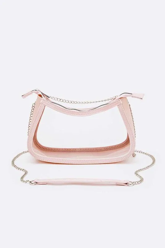 Transparent Stadium Shoulder Bag